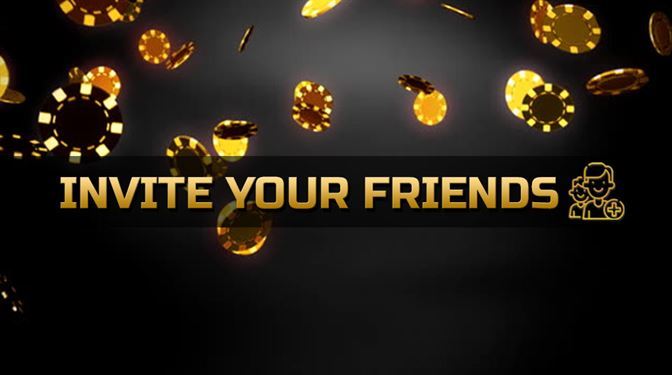 Invite your Friends - Acehigh Poker