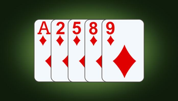 Best poker hands with flush