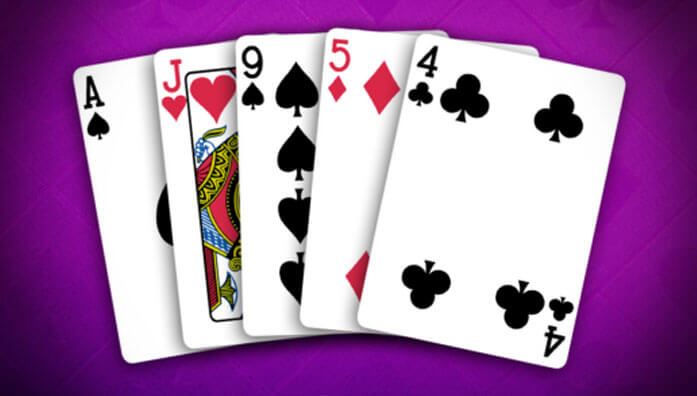 Texas holdem poker hands with high card
