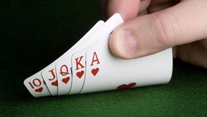 Poker flush rules with royal flush odds