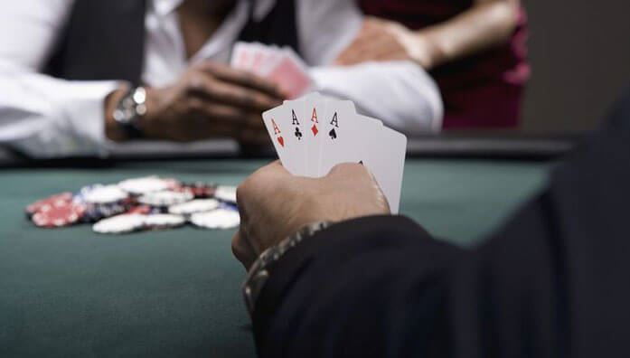 when can a player check in poker?
