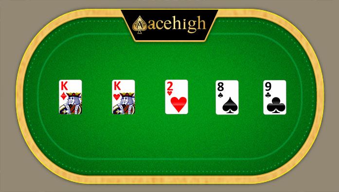 one pair cards acehigh poker
