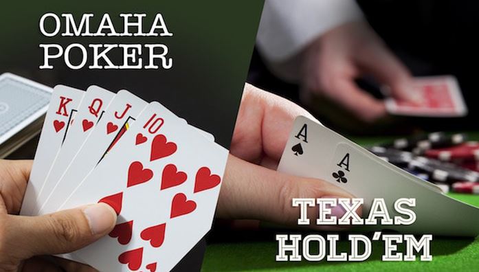 pot limit omaha and  texas holdem